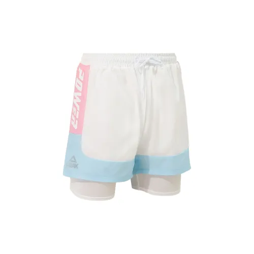 PEAK Casual Shorts Men Pink/White