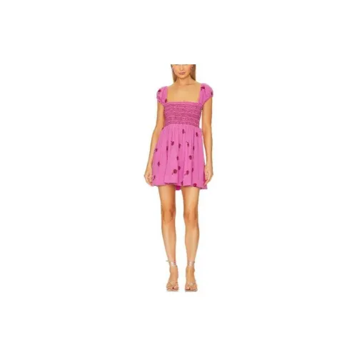 FREE PEOPLE Sleeveless Dresses Women's Pink