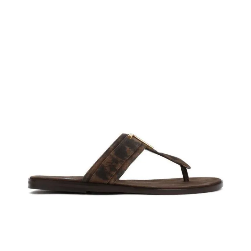 TOM FORD Brighton Suede Sandals-1