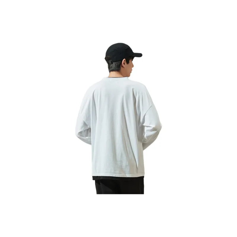 Tonlion T Shirt Men's Raw White-1