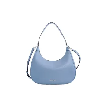 MICHAEL KORS Jet Set Travel Leather Shoulder Bag Women's Blue