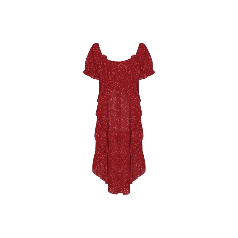 ANNIBUHUO Short Sleeved Dresses Women's-1