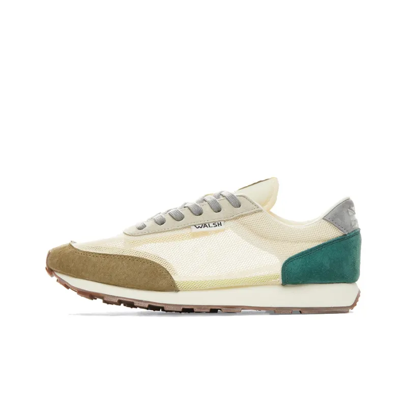 Norman Walsh Slip Resistant Breathable Lightweight Low Top Casual Shoes Unisex Beige Green-0