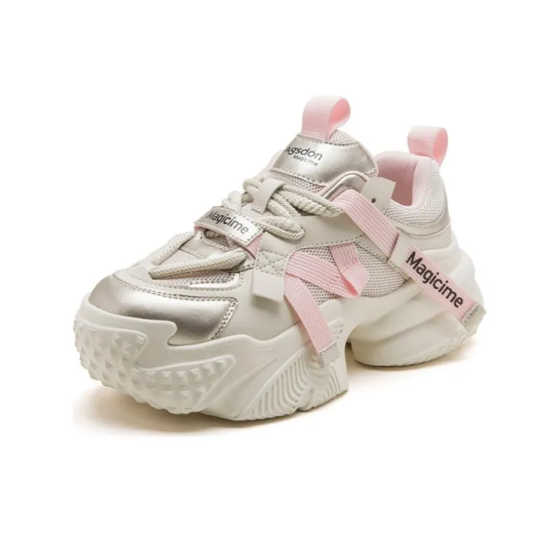 AGSDON Low-Top Chunky Sneakers 5.5cm Women's-19