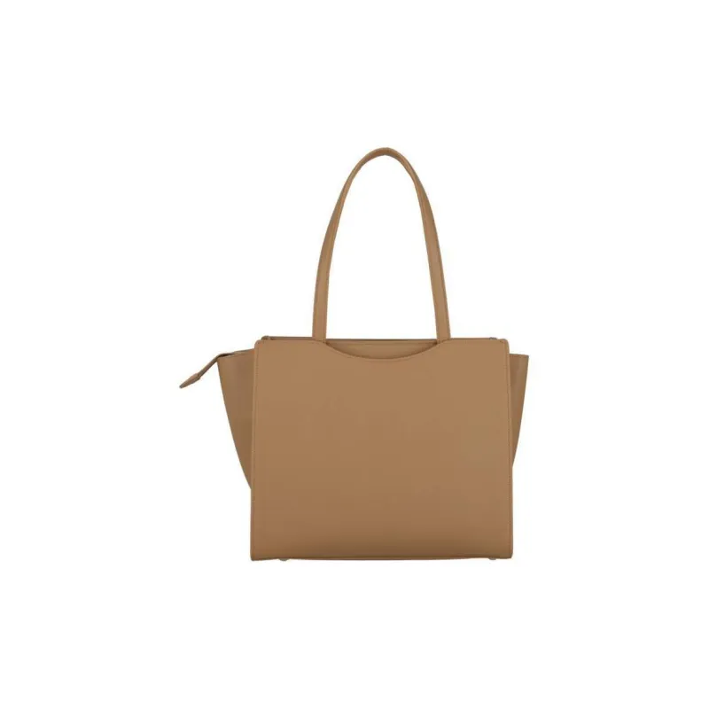 Ferragamo Gemini Leather Shoulder Bag Camel-2