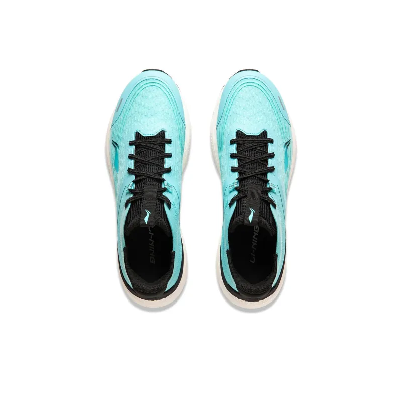 LiNing Light And Shadow Element Anti Slip Wear Resistant Low Top Running Shoes Men's Blue-4