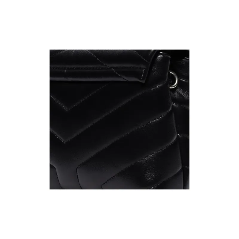 SAINT LAURENT Leather Crossbody Bags Shoulder Bags Women's Black-6