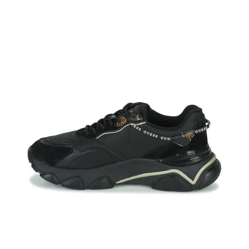 GUESS Micola Abrasion Resistant Low Top Casual Shoes Women's Black-0