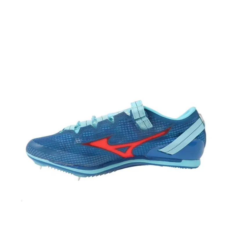 Mizuno Cushioning, Wear Resistant Low Top Running Shoes Unisex Blue Orange-0