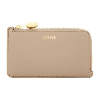 LOEWE Shiny Nappa Calfskin Card Holder Card Holder Women's Sand