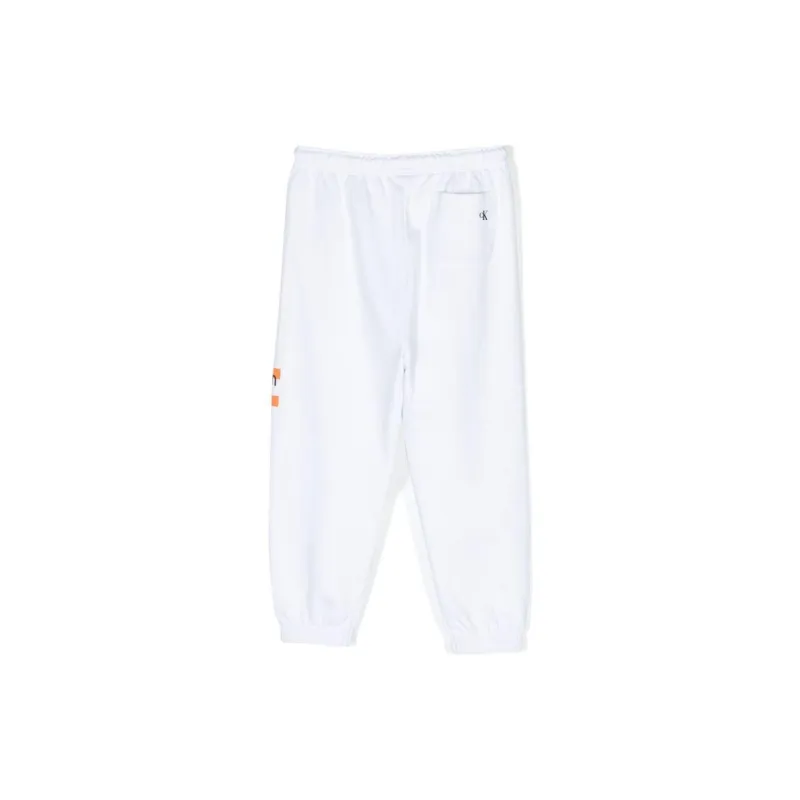 Calvin Klein Knitted Sweatpants Kids White-1