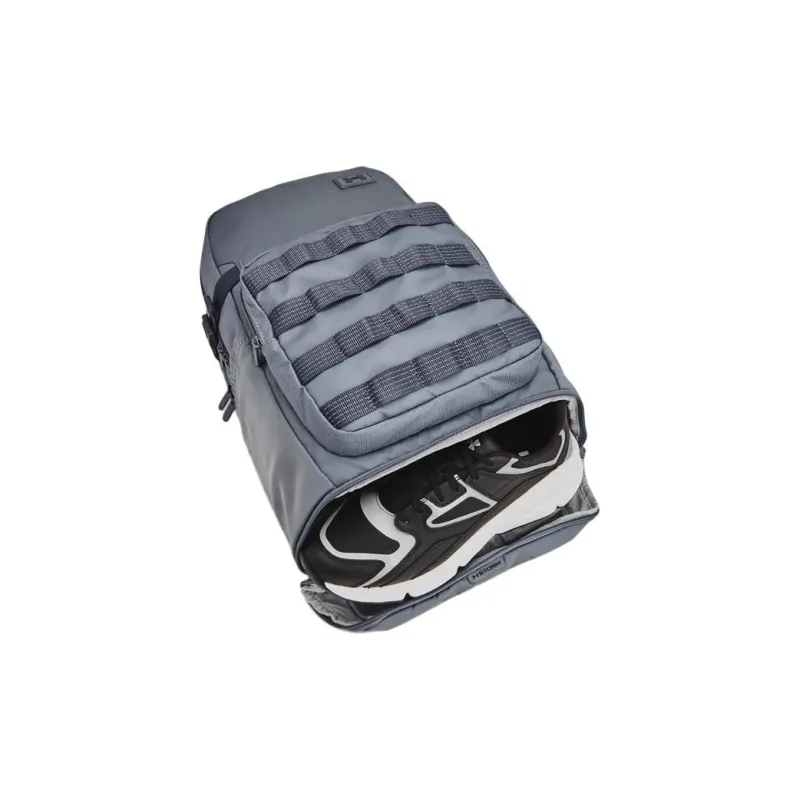 Under Armour PU With Polyester Backpack Unisex Gray-2