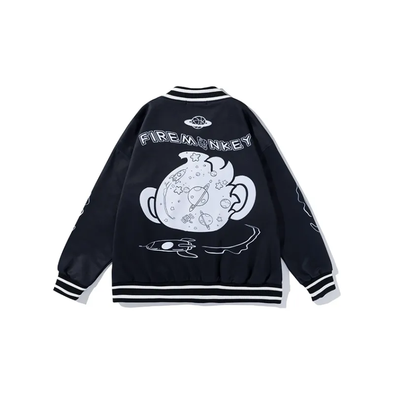 FireMonkey Baseball Jacket Unisex-4