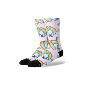 Stance Mid Calf Socks Unisex 1 Pack Rainbow