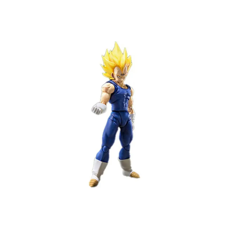 BANDAI Vegeta Bandai SHF Dragon Ball Majin Action Figure Scale Figures 13.5cm-2