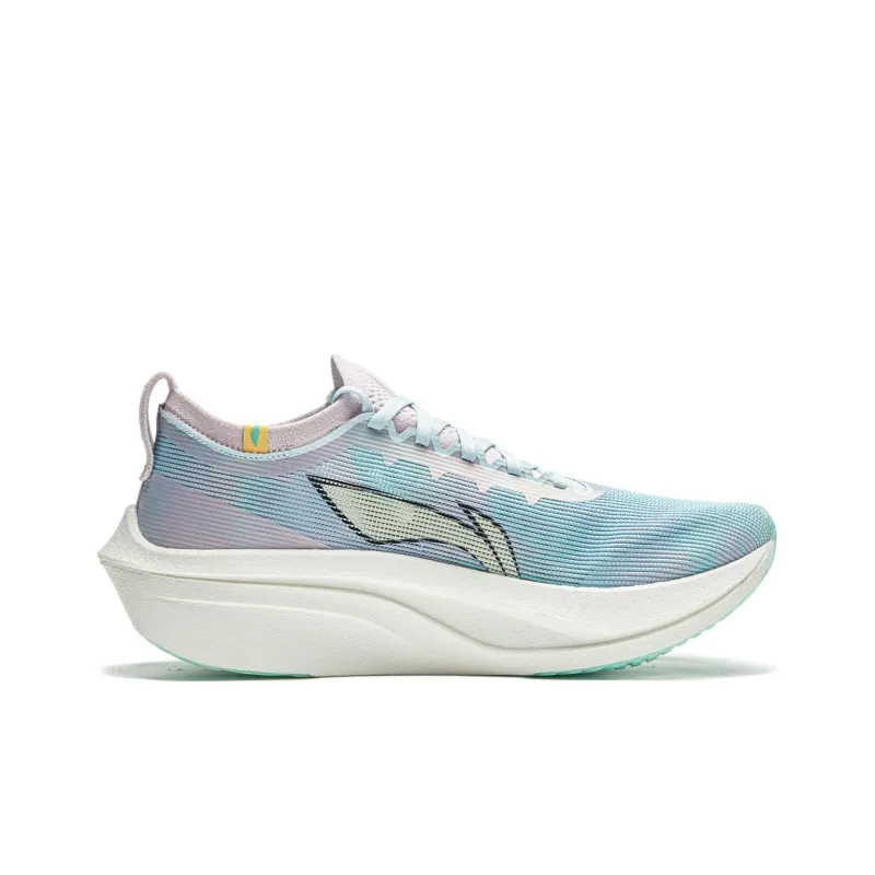 LiNing Feidian 4 Elite Anti Slip And Wear Resistant Breathable Low Top Casual Running Shoes Unisex Purple Ice Cyan-1