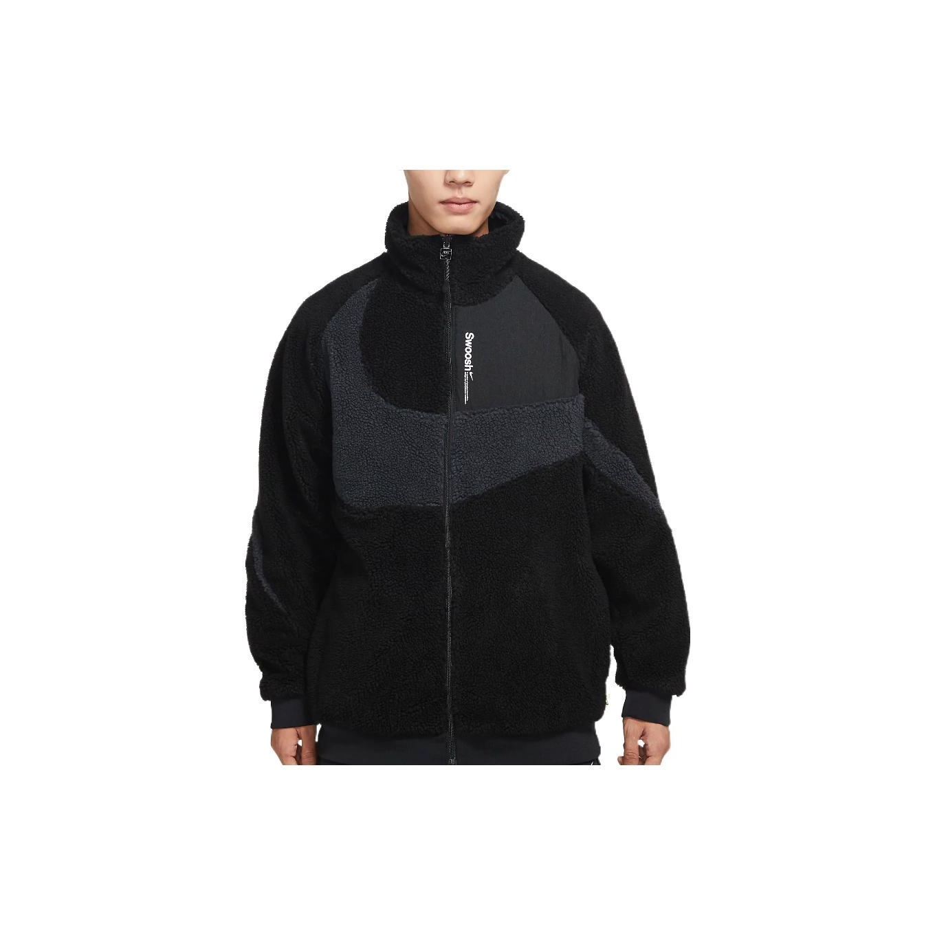 Nike Velvet Jackets Men Black L - POIZON