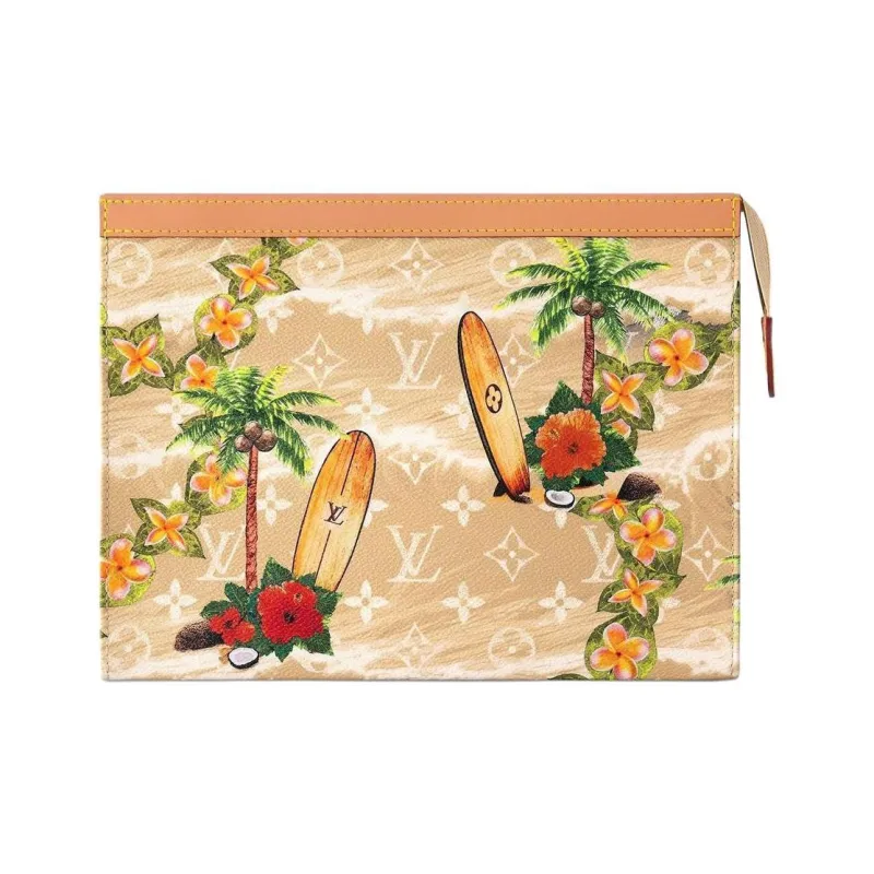 LOUIS VUITTON Pochette Voyage Monogram Surfin' Sand-0