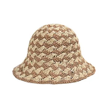 MUSTKOO Straw Woven Bucket Hats Unisex