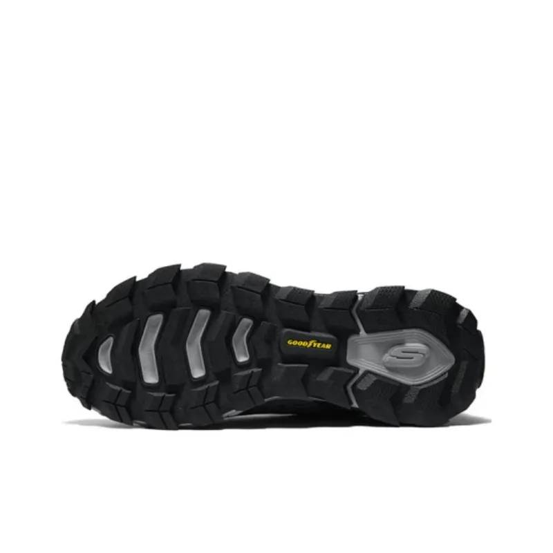 Skechers Max Protect Durable Breathable Low Top Outdoor Shoes Men's Black Gray-4