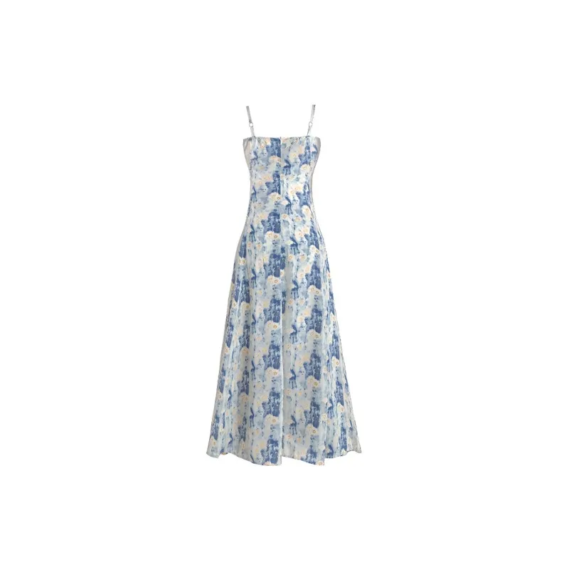 COVT Slip Dresses Women's Blue-1