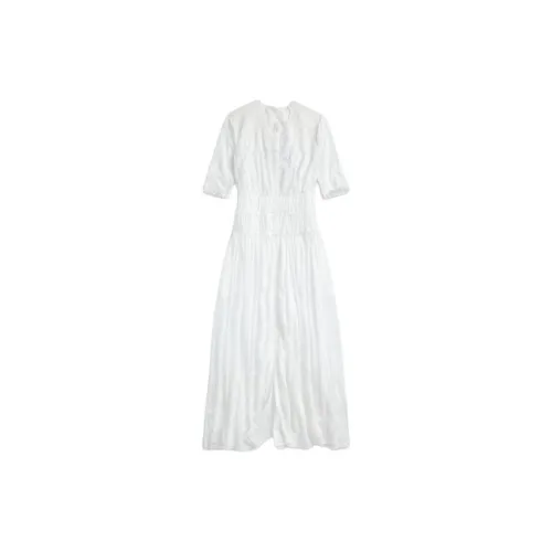 Polo Ralph Lauren Long-Sleeved Dresses Women's White Paper