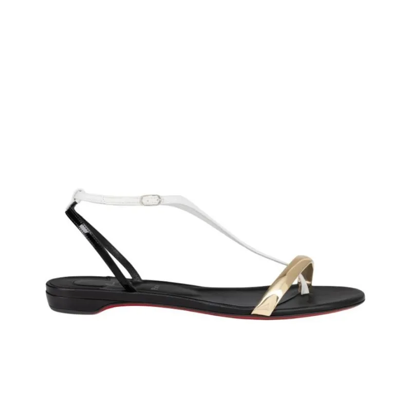 CL LUBOTING Athinita One Strap Sandals Women's Gold-1