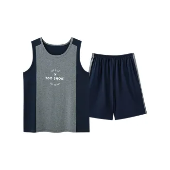 MADALLO Pajama Set Men's Navy Blue