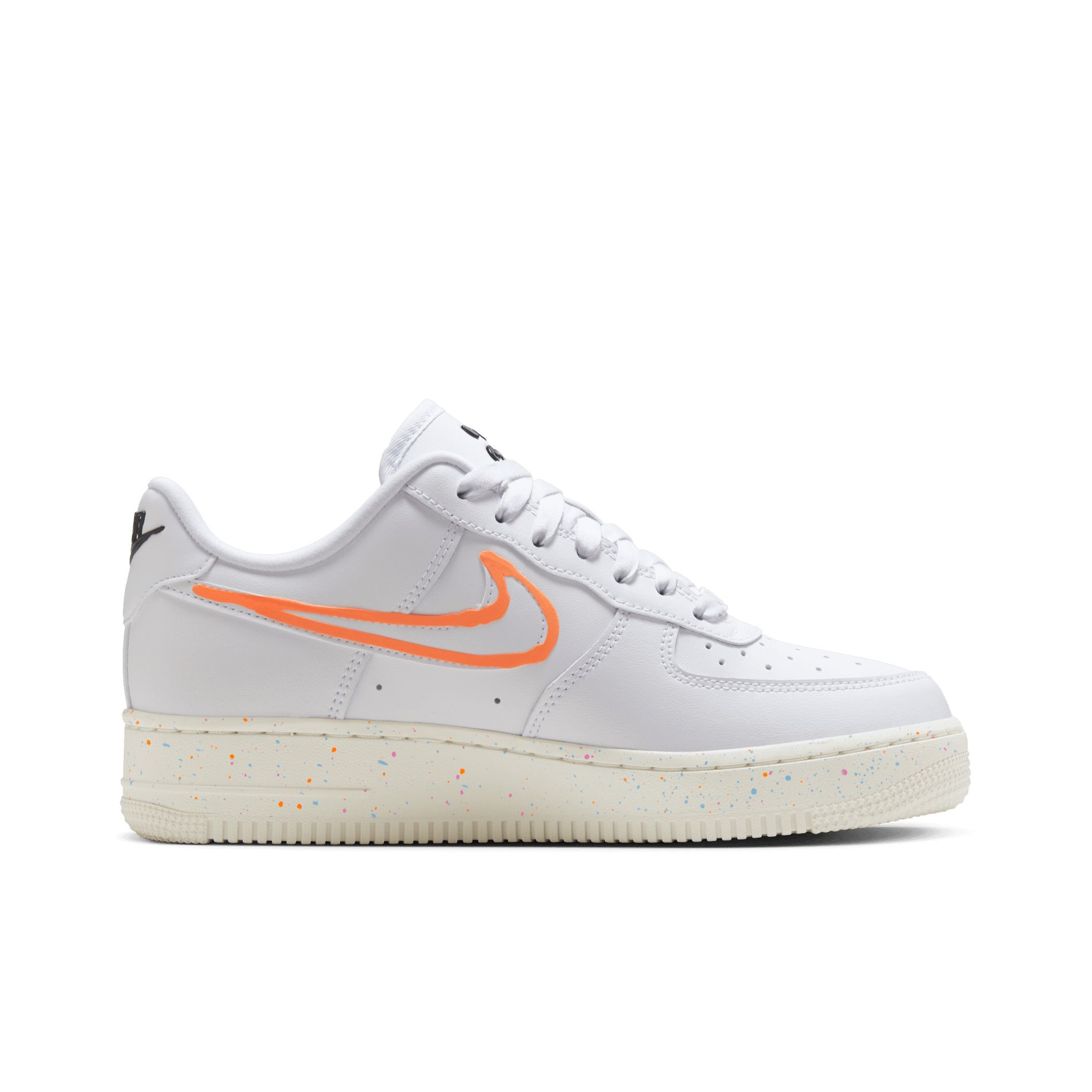 nike air force 1 neon orange