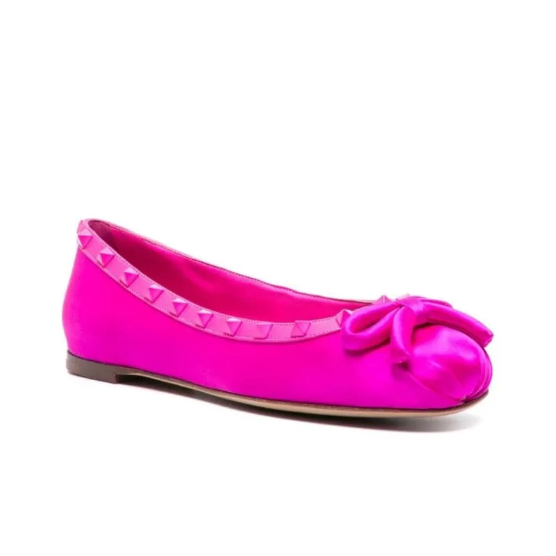 Valentino Casual Single Shoes Women's Pink-2