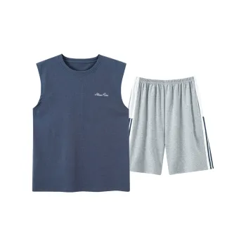 MADALLO Pajama Set Men's Navy Blue