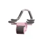 Pink, Double Elbow Support Flat Abdominal Roller