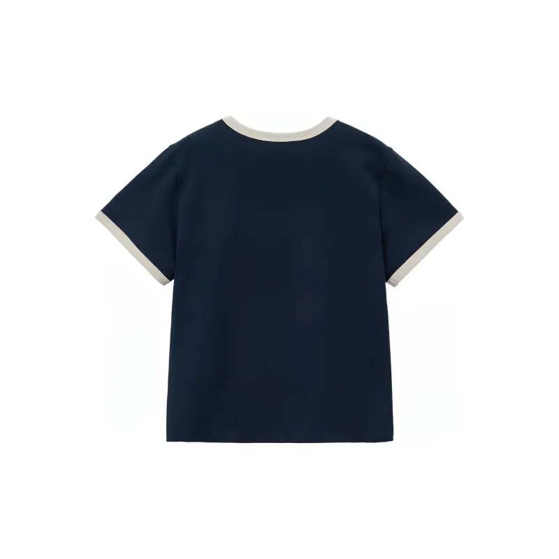 MARITHE FRANCOIS GIRBAUD SS24 Regular T Shirt Women's Marine Blue-1