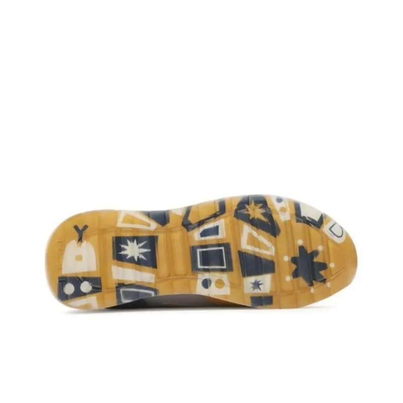 HOFF Anti Slip Wear Resistant Low Top Casual Shoes Women's Yellow Gray Blue-4