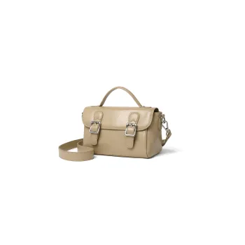 RED DRAGONFLY Cow Leather Handbag, Shoulder Bag, Crossbody Bag Regular Women's Apricot