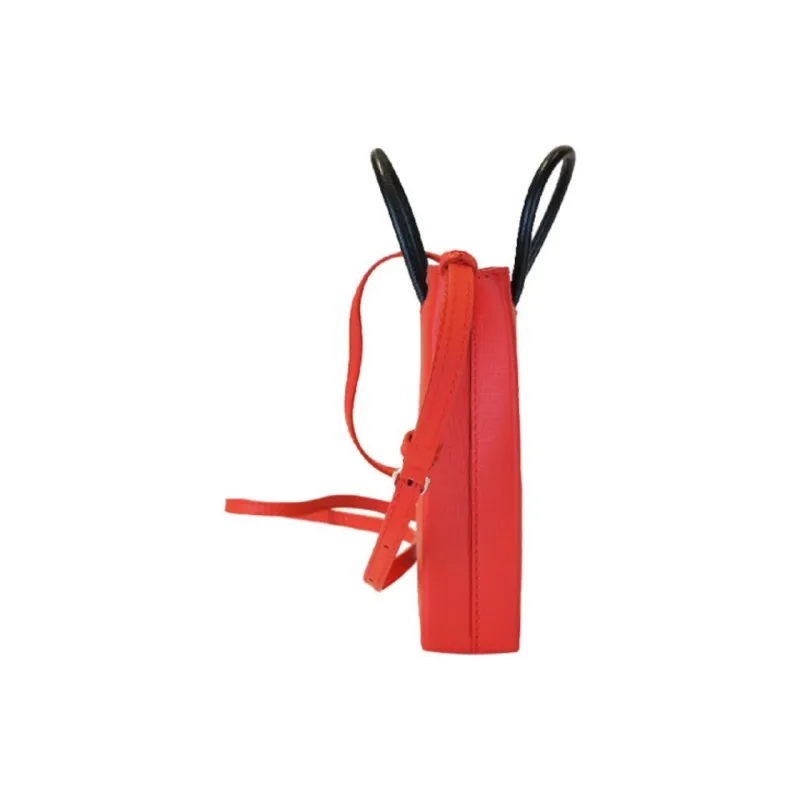 Balenciaga Cow Leather Crossbody Bag, Shoulder Bag, Handbag Women's Red-2