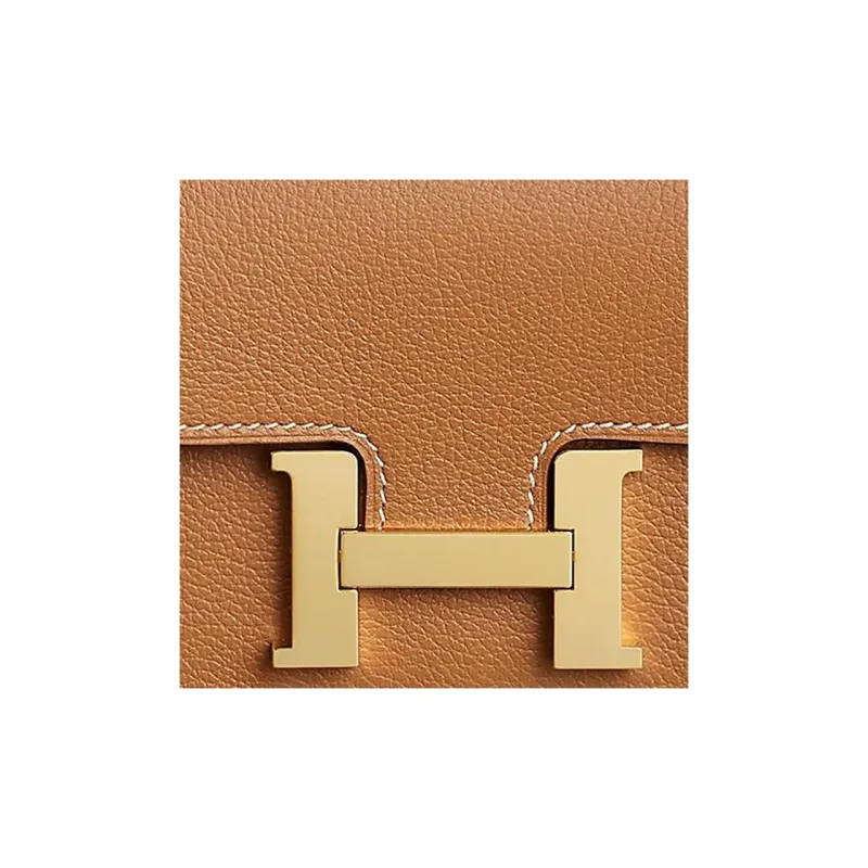 HERMES Constance Slim Wallet Gold Fanny Belt Bag Pouch-3