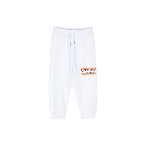 Calvin Klein Knitted Sweatpants Kids White