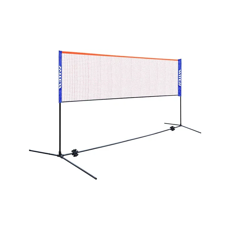 WITESS Foldable And Portable Badminton Nets Alloy Tube Indoor And Outdoor 2.1m 6.1 Beige-9
