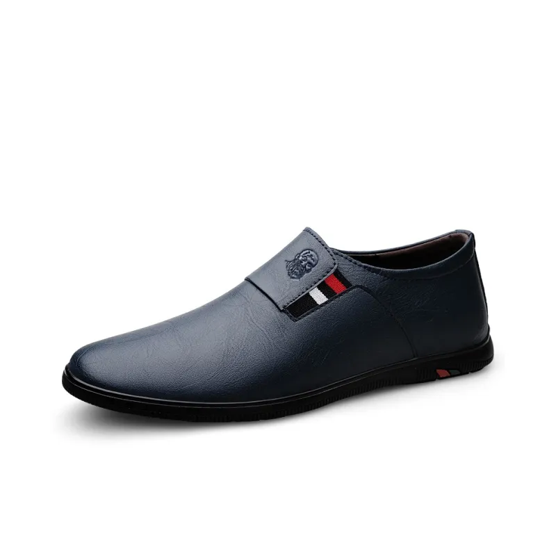 LAORENTOU Dress Shoes Men Low Top Black/Brown/Blue-9