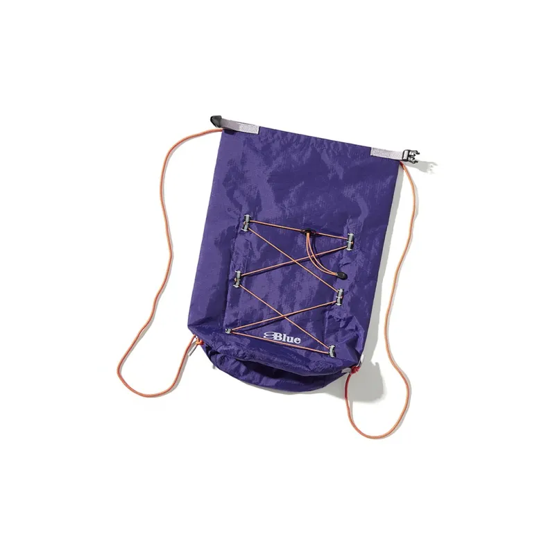 LANQI Polyamide Backpack Large Size Unisex Purple/Black/White-2