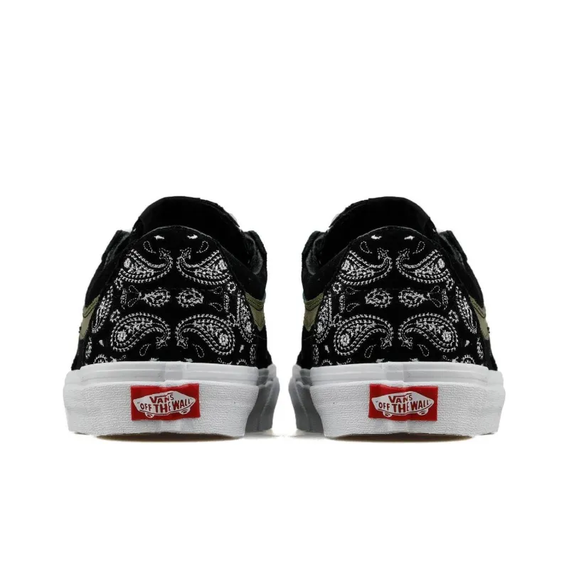 Vans Sk8 Low Paisley Suede Black Green-3