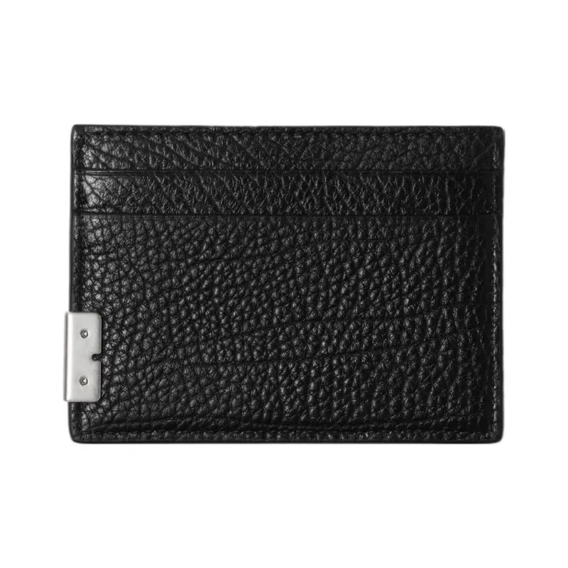 Burberry Calfskin Card Holder Men's Black-0
