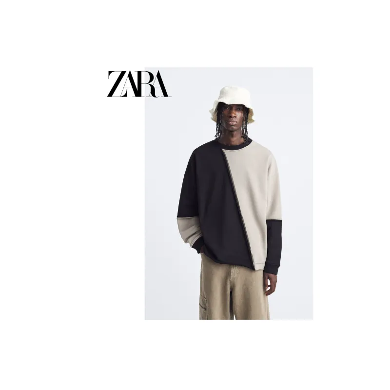 ZARA Sweatshirts Men Deep Anthracite-4