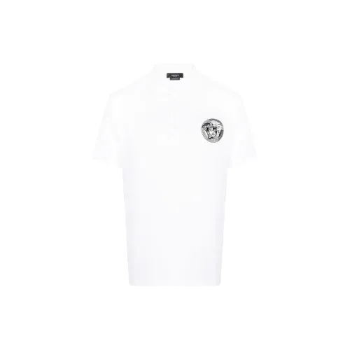 VERSACE Polo Shirts Men White