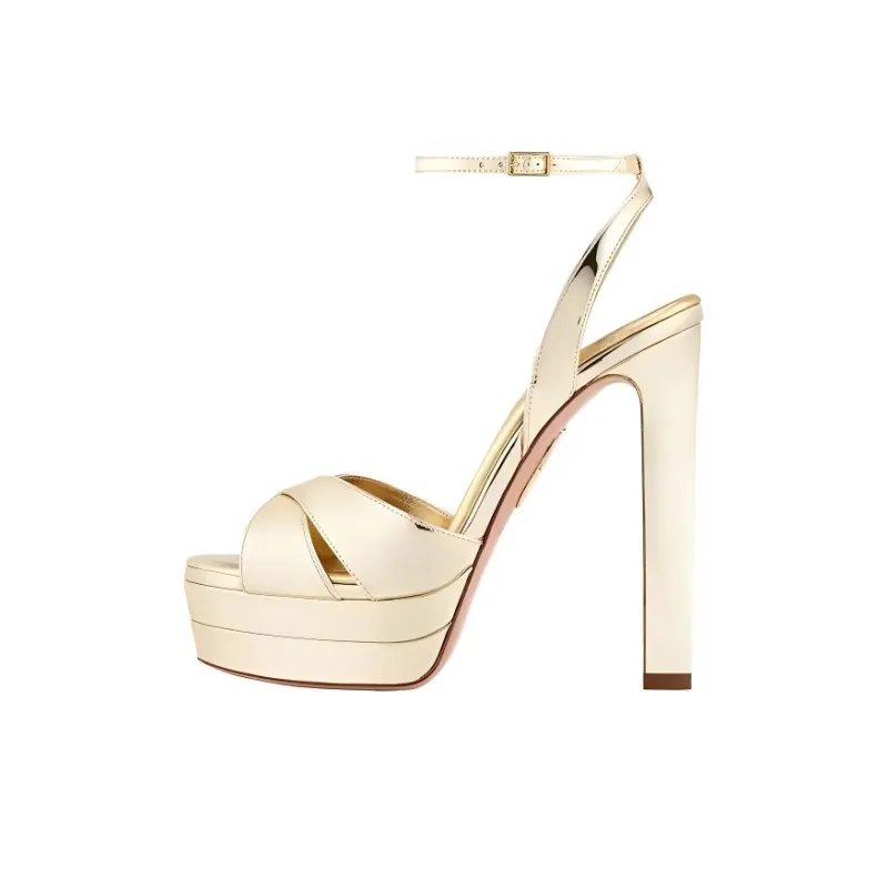 AQUAZZURA Divine Plateau 130mm Platform Sandals-0