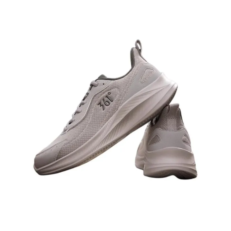 361° Cushioning, Breathable, Lightweight Low Top Running Shoes Men's Gray-1