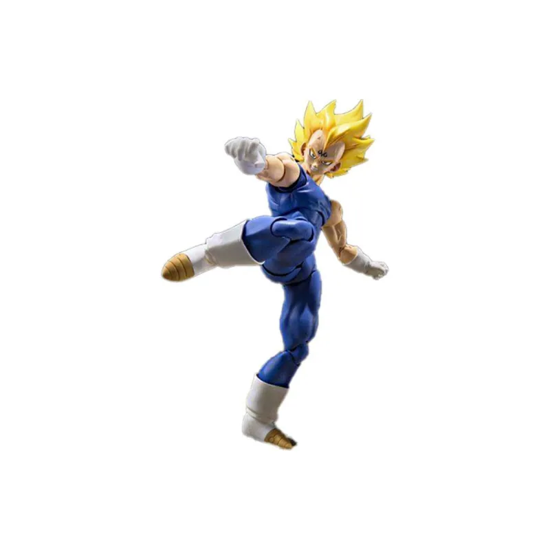 BANDAI Vegeta Bandai SHF Dragon Ball Majin Action Figure Scale Figures 13.5cm-1