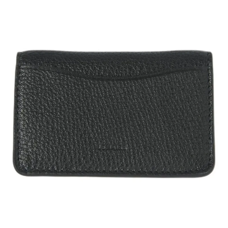 Lemaire Grain Goatskin Coin Purse Women's Black-2