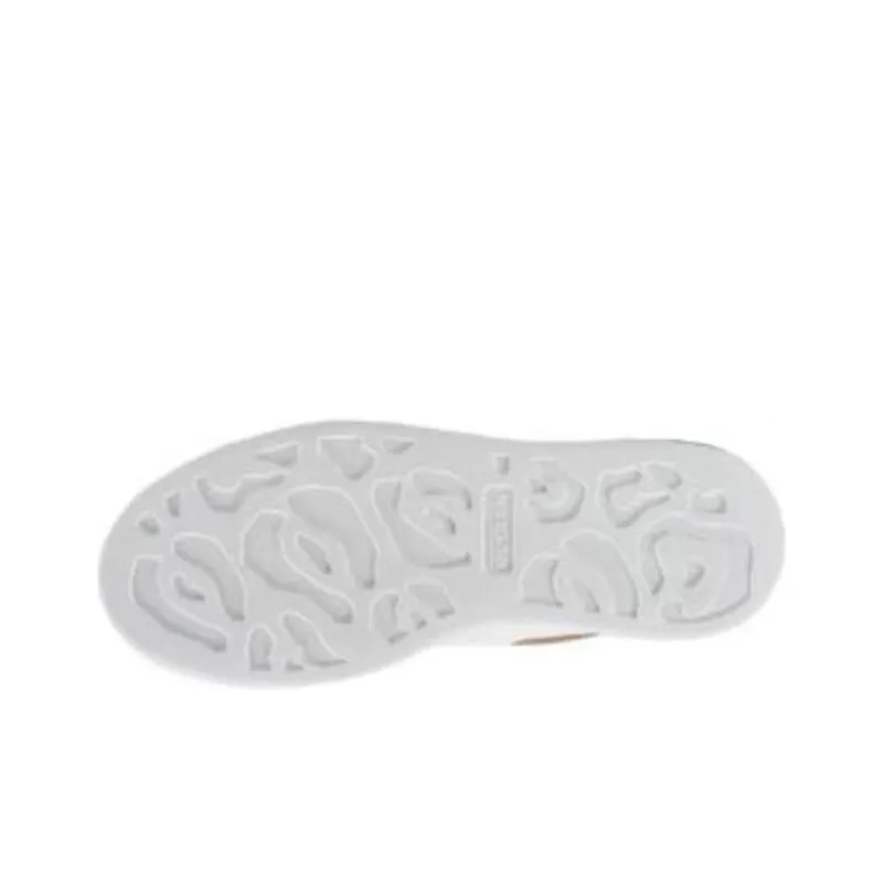 Alexander McQueen Low Top Stylish Skateboarding Shoes Women's Gold-5
